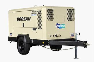 Portable diesel screw air compressor -- 185 CFM - 1500 CFM flow capacity at 7 -25bar pressure